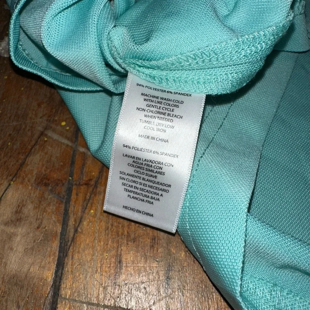 Hickey Freeman Polo Shirt‎ Men's Small Turquoise Short Sleeve Golf Performance